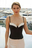Esme Two-Toned Corset Top