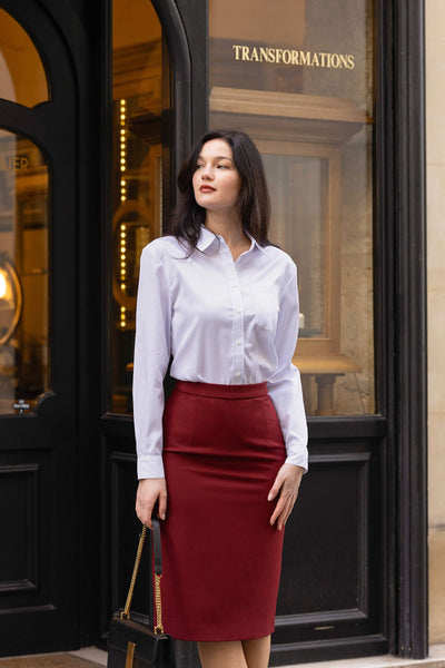William Skirt Skirts Gaâla Bordeaux XXS