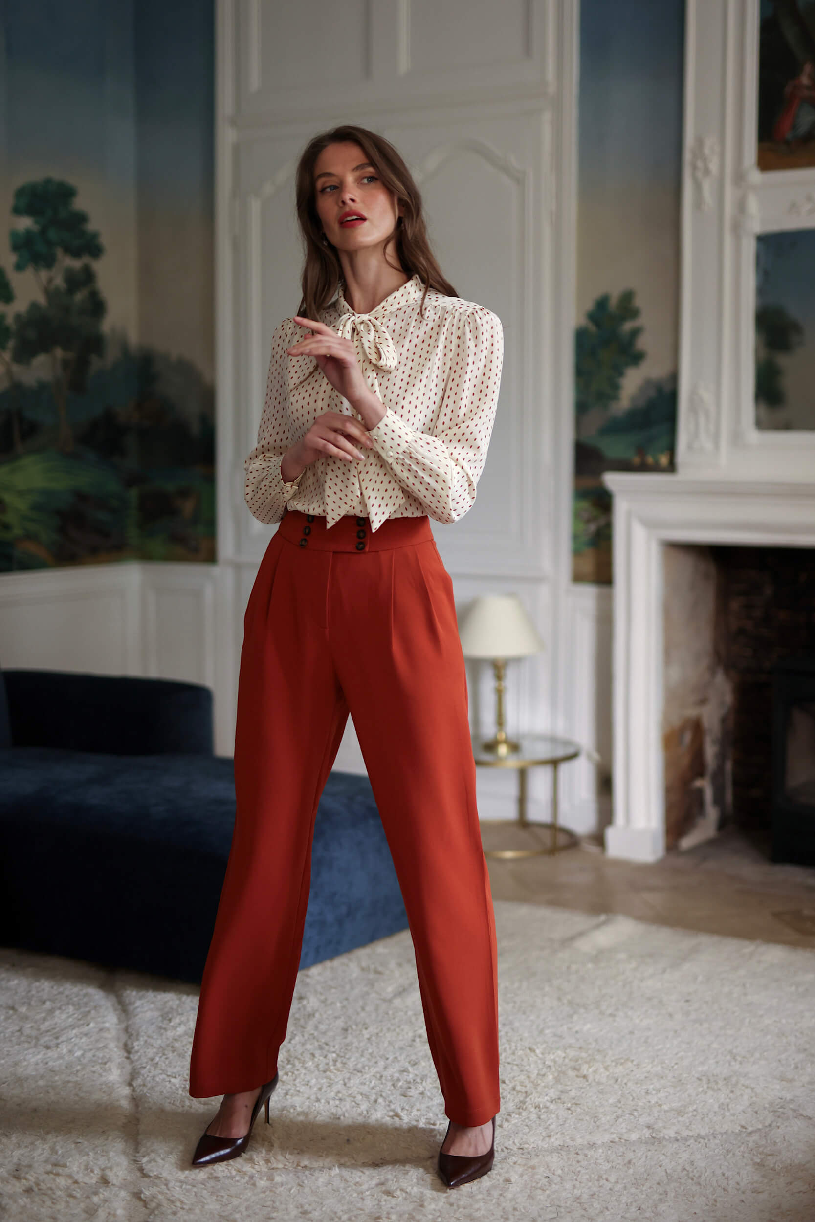 Rust Long Trousers Madison Rust Long Trousers Madison