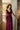 Emmelyn Velvet Dress Dresses Gaâla Bordeaux XXS Made-to-order