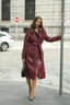 Nadine Faux Leather Trench Coat