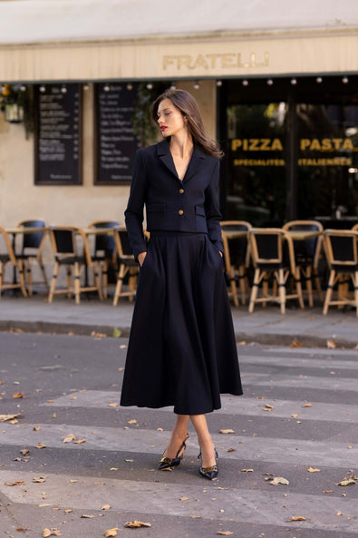 Madeline Skirt Skirts Gaâla Navy XXS