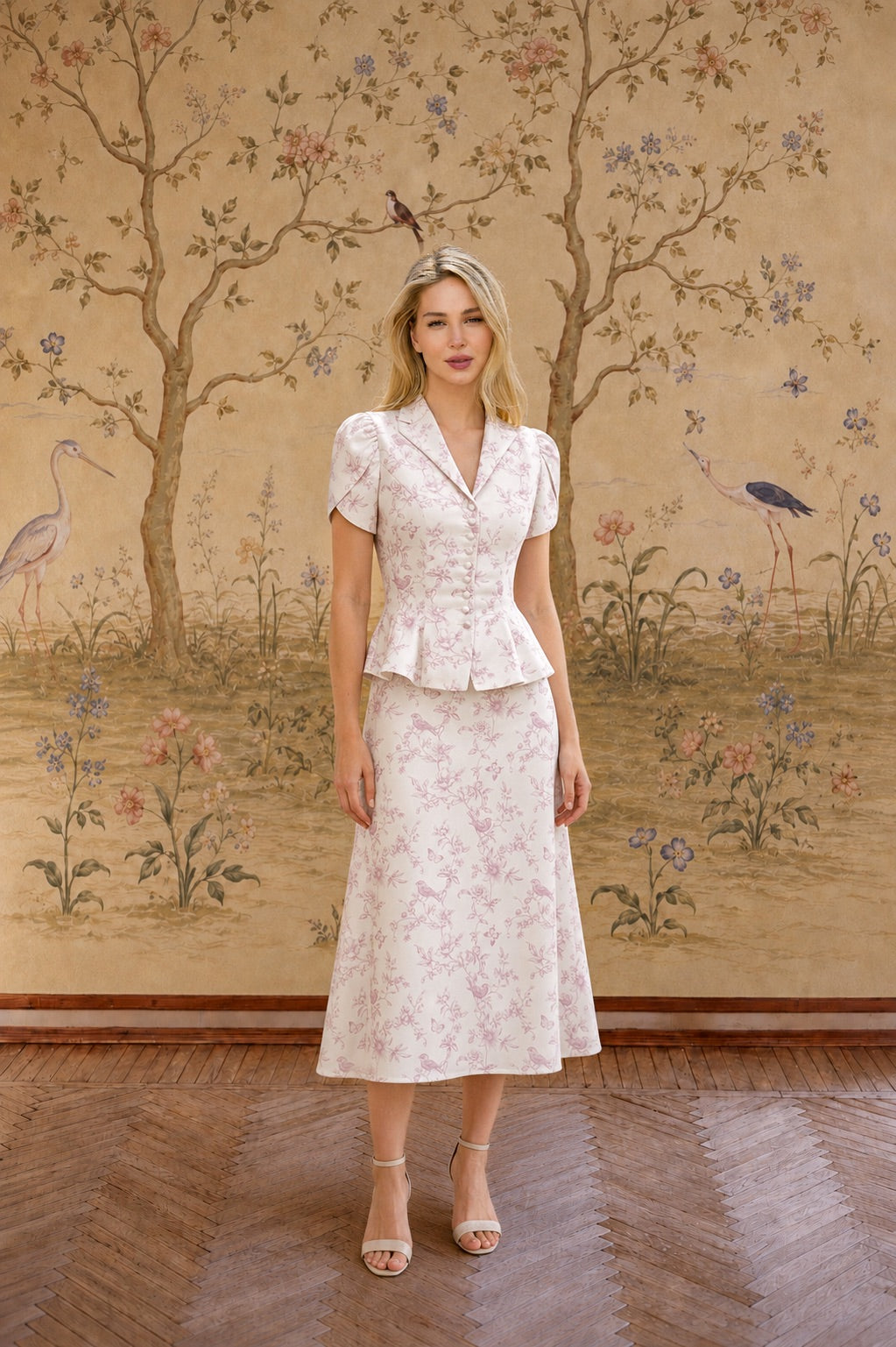 Andi Toile de Jouy Skirt Skirts Gaâla