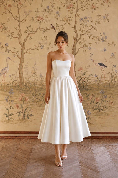 Strapless A-Line Wedding Dress Annabeth – Gaâla