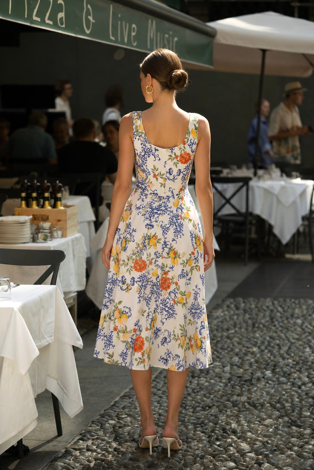 Lemon Print Midi Dress on Sale – Gaâla