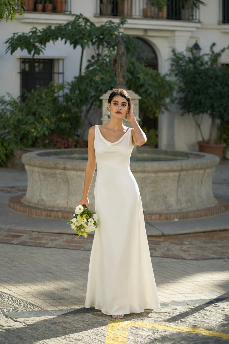 Charlize Cowl-Neck Dress Dresses Gaâla