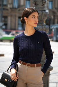 Christina Wool Sweater Knitwear Gaâla Blue XS In stock