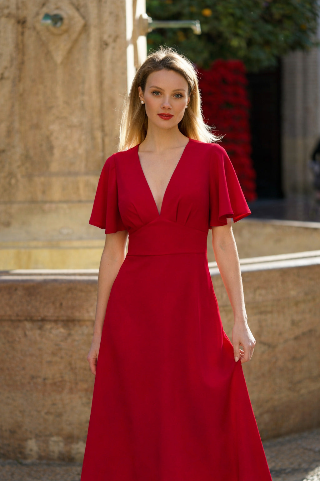 Coralie Silk Dress Dresses Gaâla Closed back XXS Made-to-order