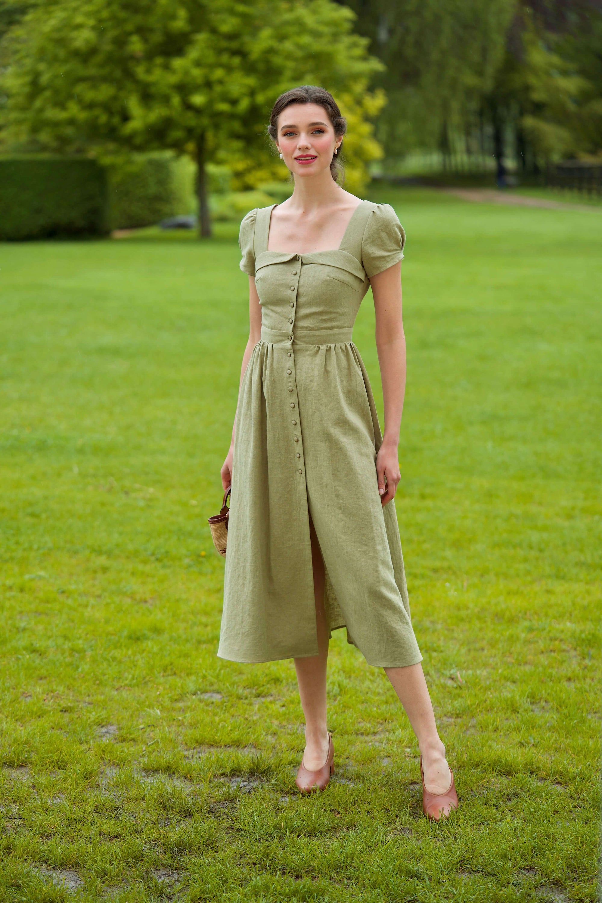 Estelle Linen Dress – GAÂLA – Gaâla