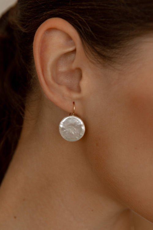 Clair de Lune Pearl Earrings