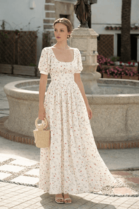 Lacey Maxi Dress Dresses Gaâla Blackberry print XXS Made-to-order