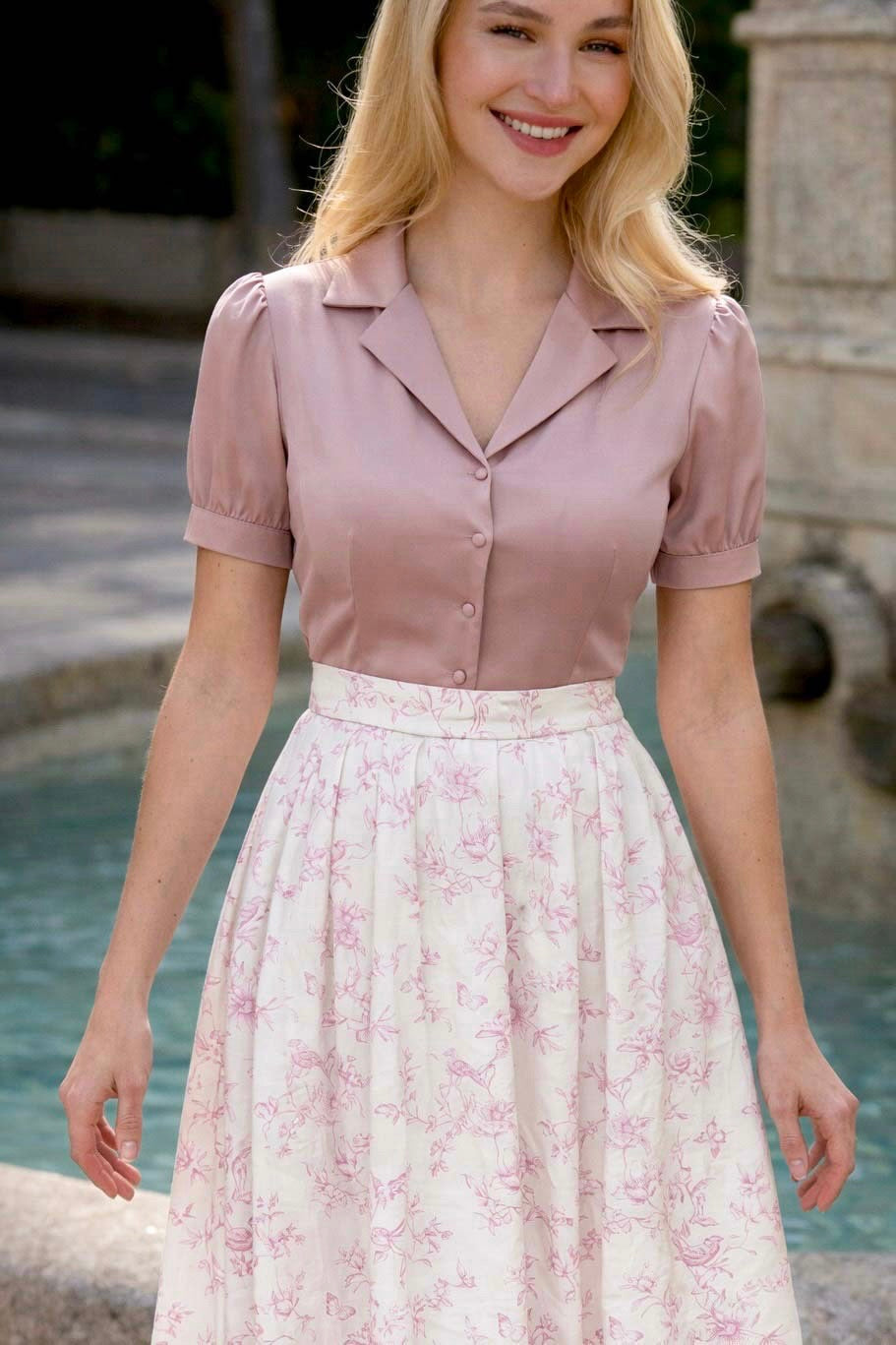 Talia Peplum Blouse Blouses Gaâla