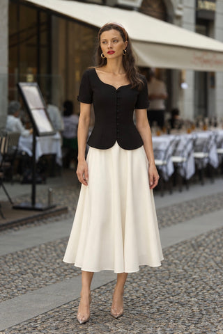 Richmond Midi Skirt Skirts Gaâla White 32 Made-to-order