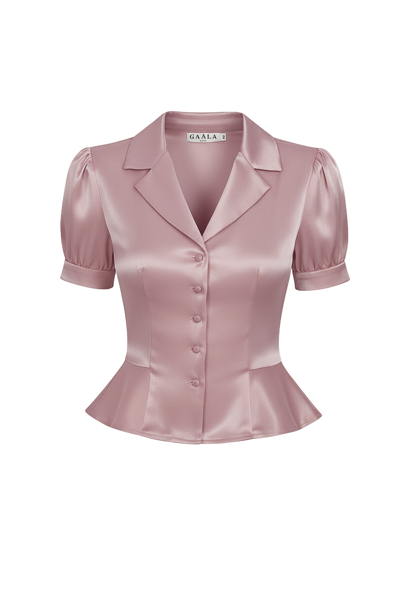 Talia Peplum Blouse Blouses Gaâla