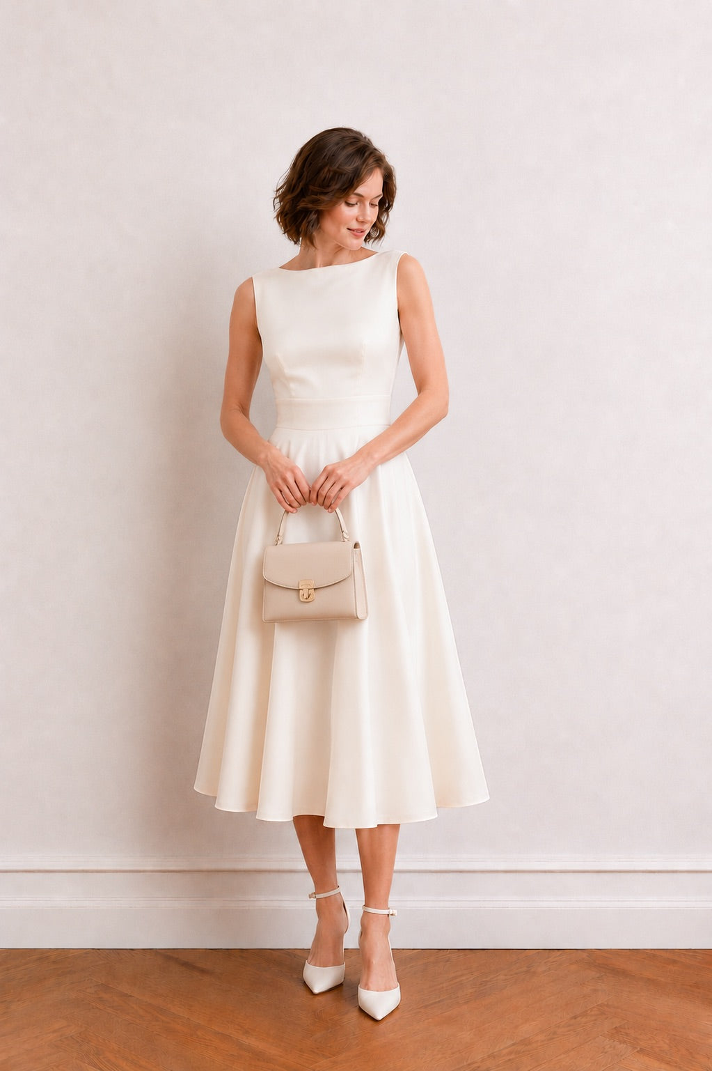 line Midi Dress Violetta