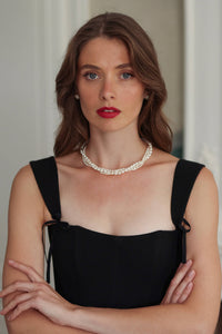 Mathilde Multistrand Pearl Necklace