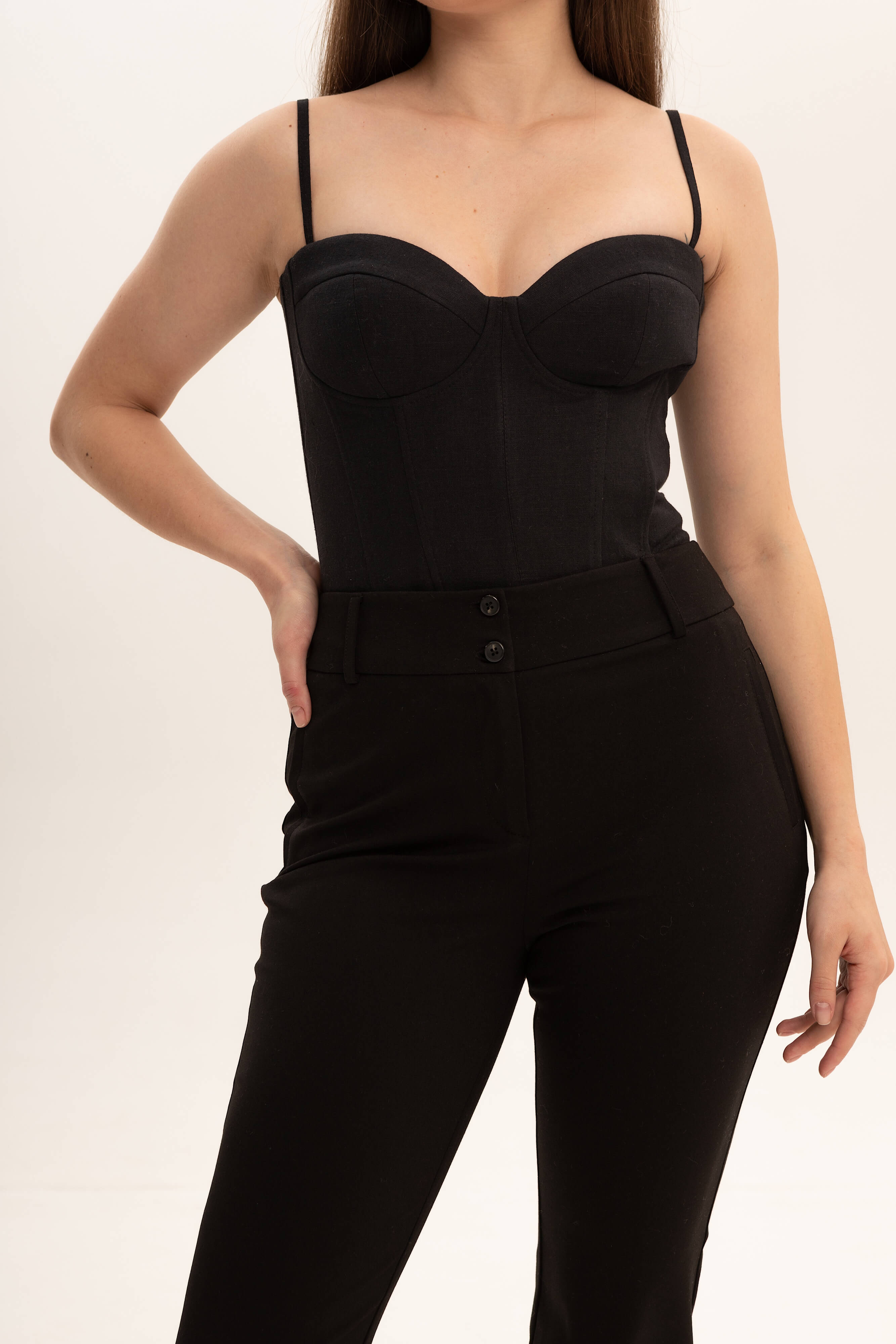 Sesame Fitted Corset Top