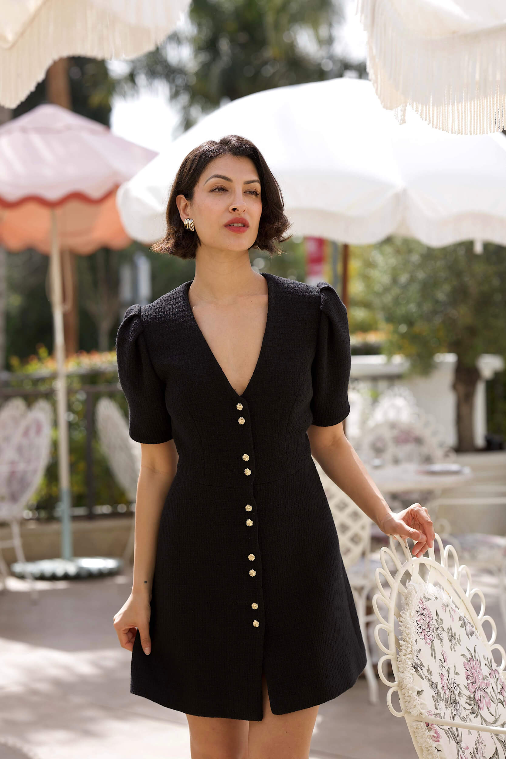 Cotton Tweed Dress Matilda Gala Cotton Tweed Dress Matilda Gala