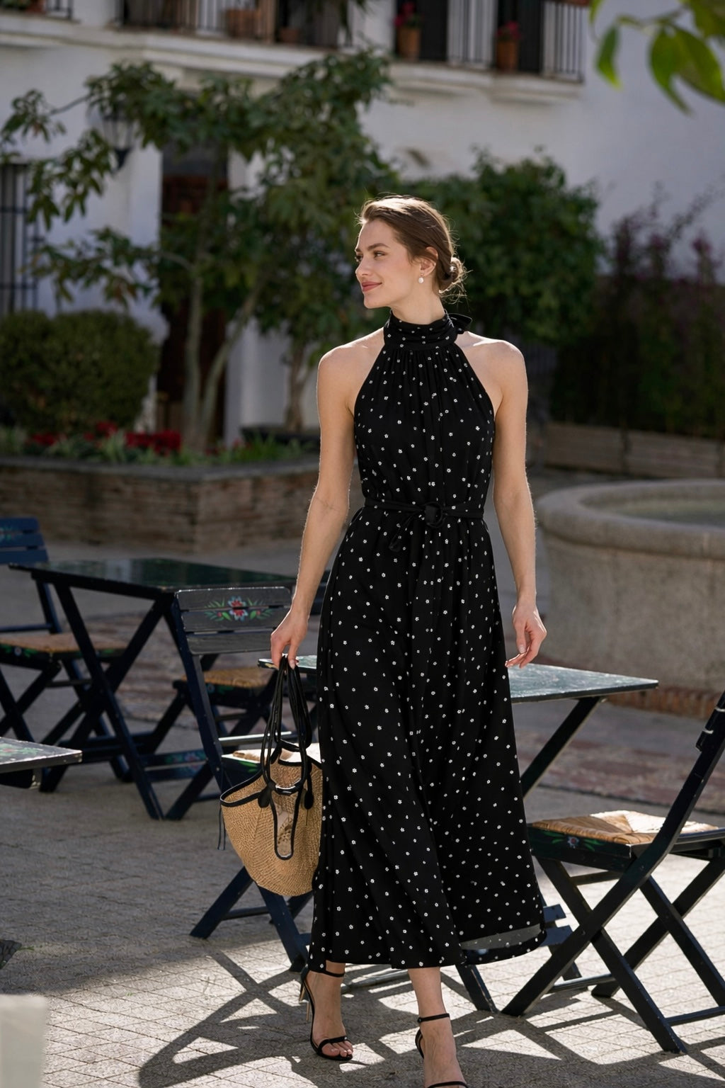 Halter Neck Rosemary Maxi Dress Gala Halter Neck Rosemary Maxi Dress Gala