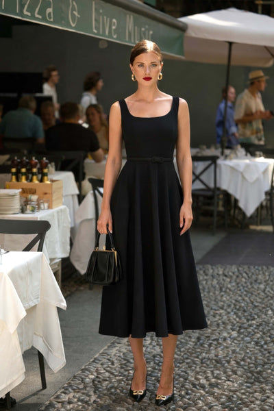 knee length dresses for ladies Midi Dress Aura – Gaâla
