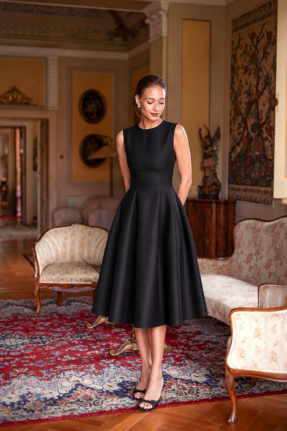 Mirienne Acetate Wool Dress – Gaâla