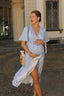 maternity wrap dress