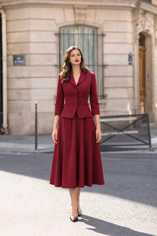 Madeline Skirt Skirts Gaâla Bordeaux XXS