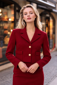 Madina Wool Two Piece Sets / Ensembles Gaâla Jacket XXS Made-to-order