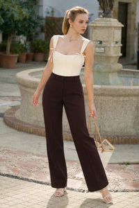 Nala Stretch Pants Pants Gaâla Brown 32 Made-to-order