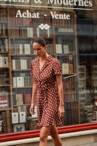 Belle Polka-Dot Dress