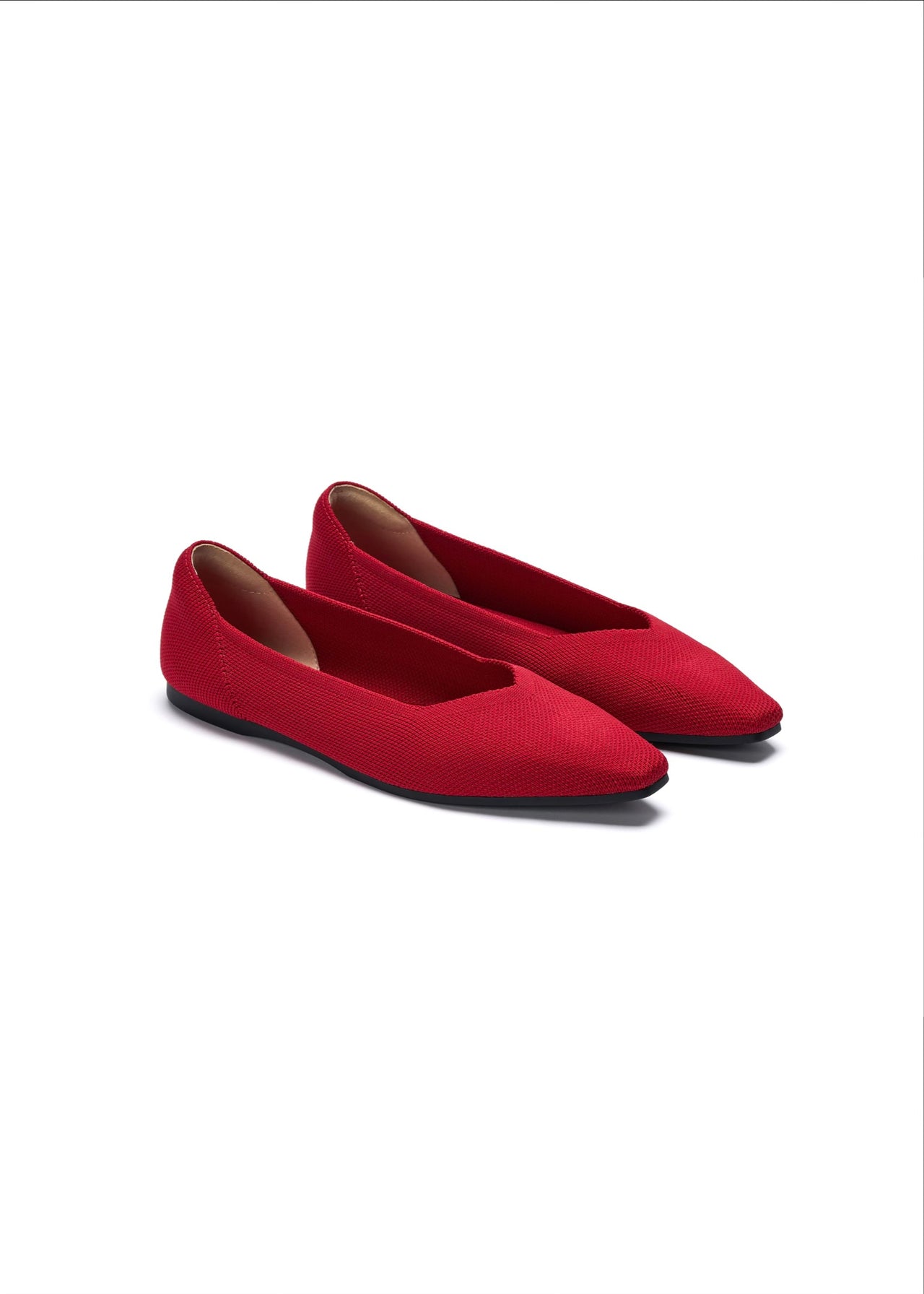 CELINE 26S BALLET FLATS IN RED WOOL WITH BOW STYLE 3 main image 0