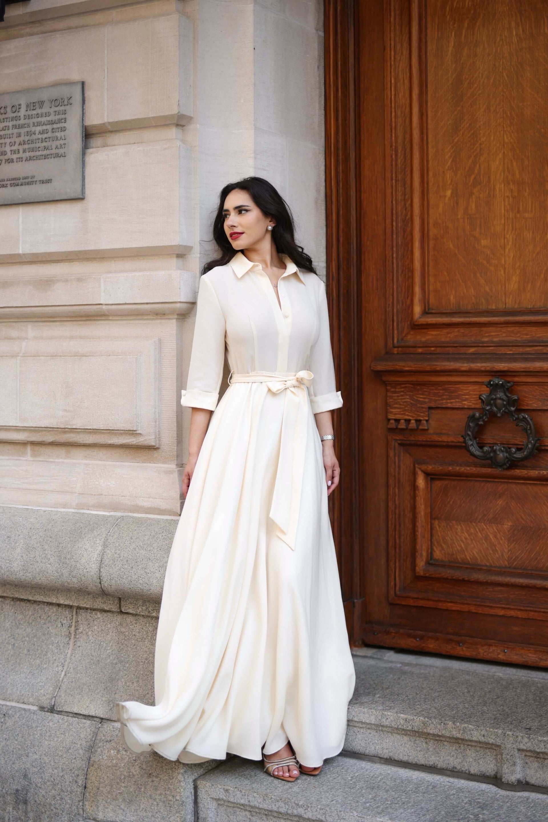 maxi dress with belt Maxi Dress Calypso – Gaâla