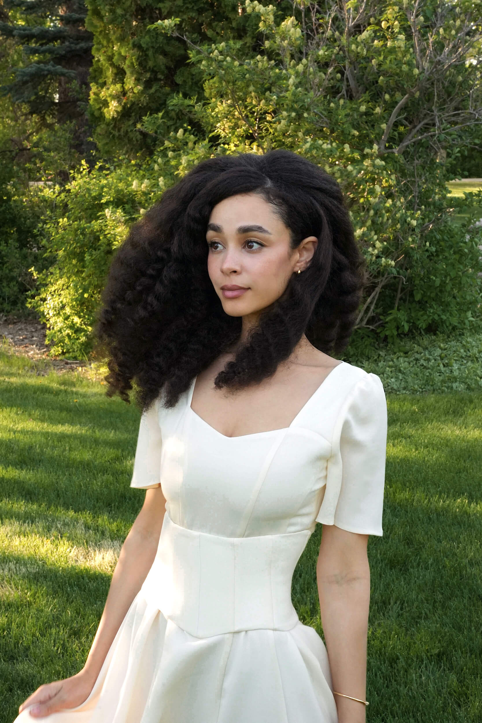 white wool dress Dress Shannon – Gaâla