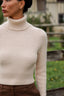 White Roll-Neck Sweater