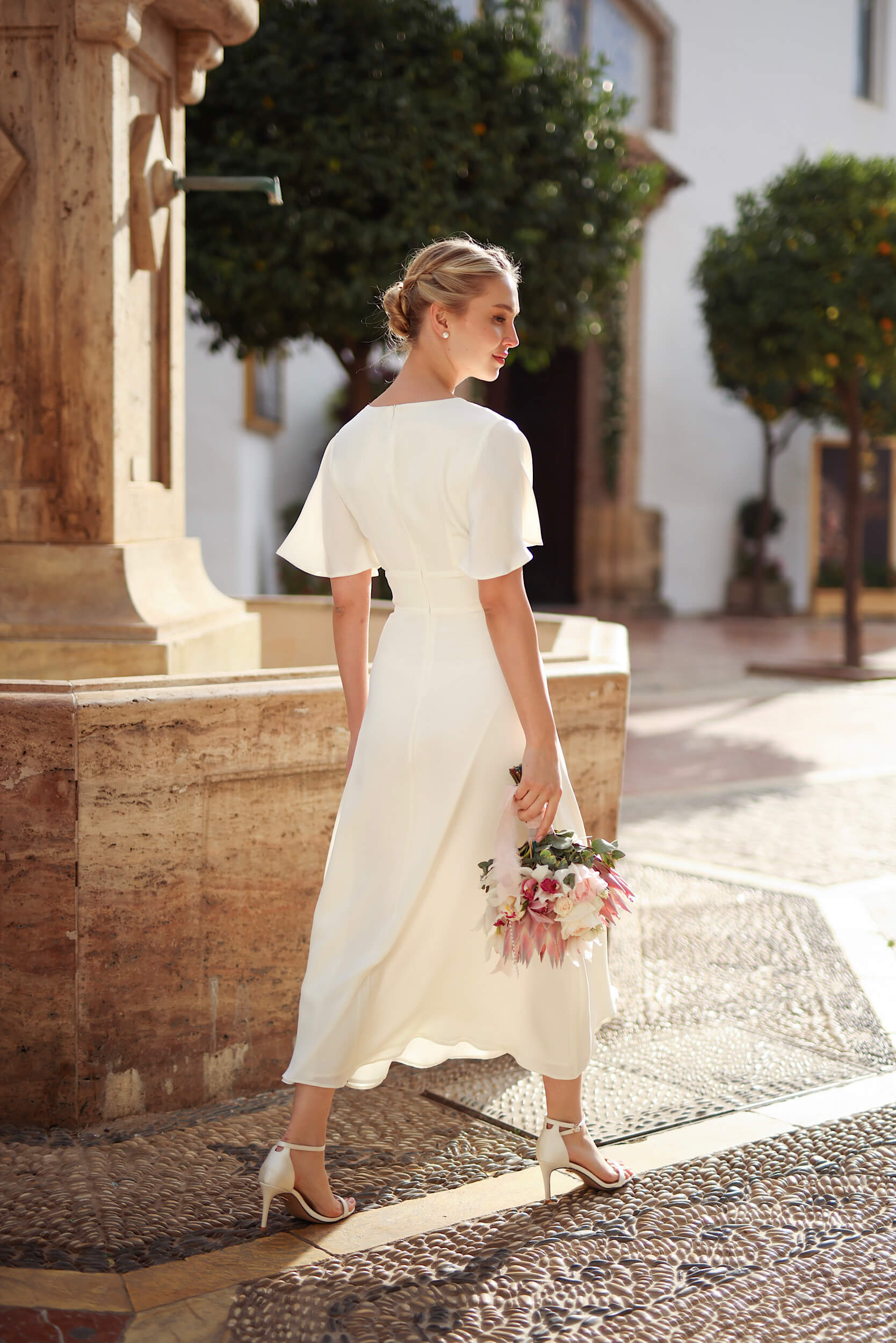 Cream Silk Wedding Dress Gala Cream Silk Wedding Dress Gala