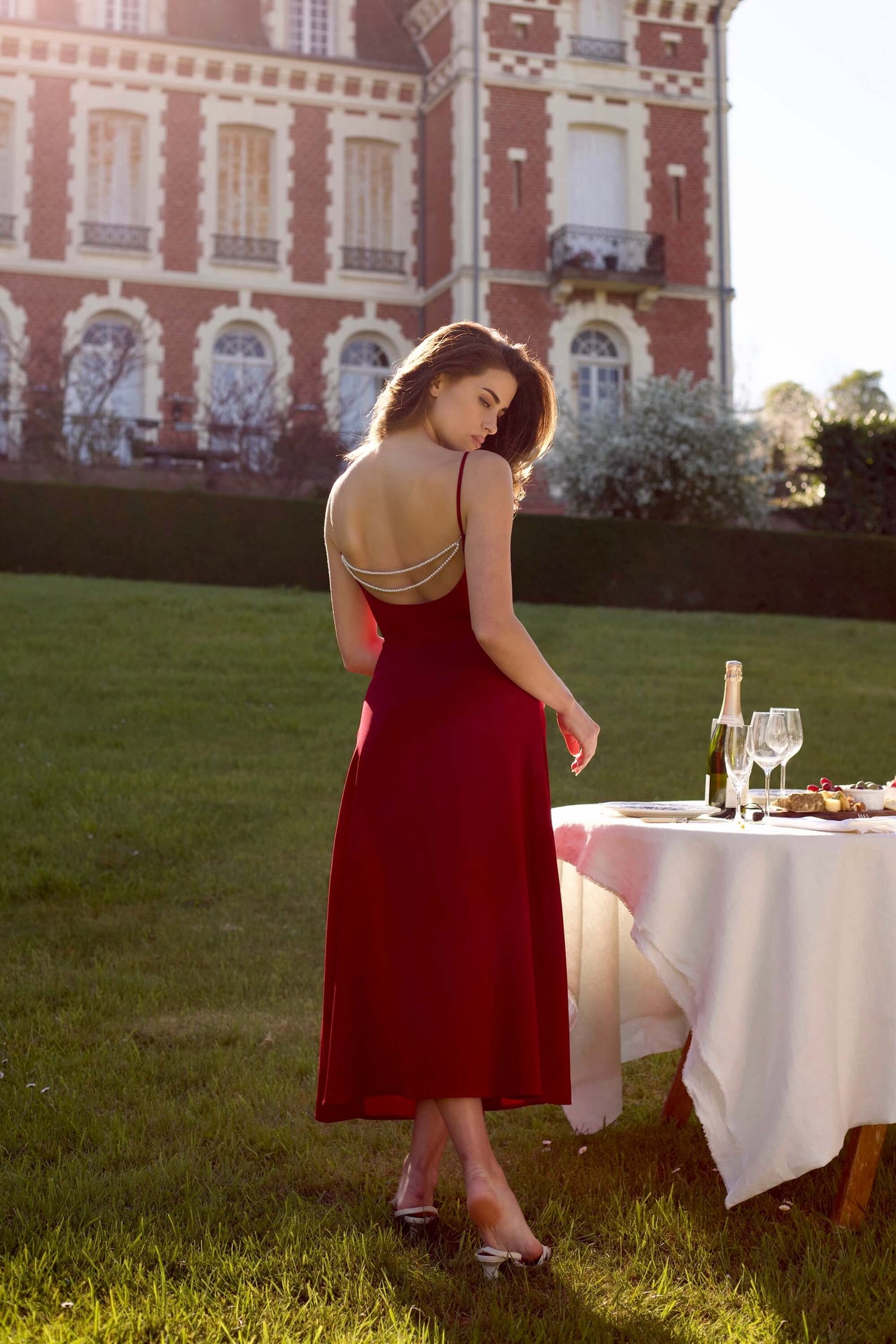 Delilah Dress Rust