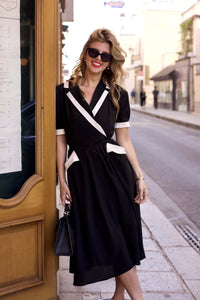 Appoline Silk Dress Dresses Gaâla Black XXS In stock