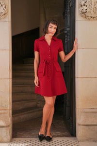 Paris Belted Dress Dresses Gaâla