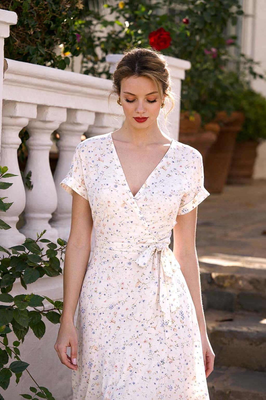 white wrap dress White Wrap Dress Melissa