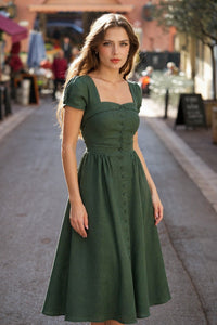Estelle Button Down Dress Dresses Gaâla