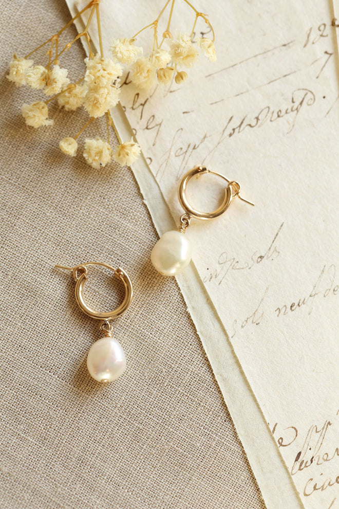 Florence Pearl Earrings Gift