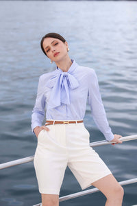 Imogen Bermuda Shorts Shorts Gaâla White 32 Made-to-order