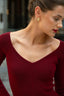 Vanessa Knit Dress Bordeaux