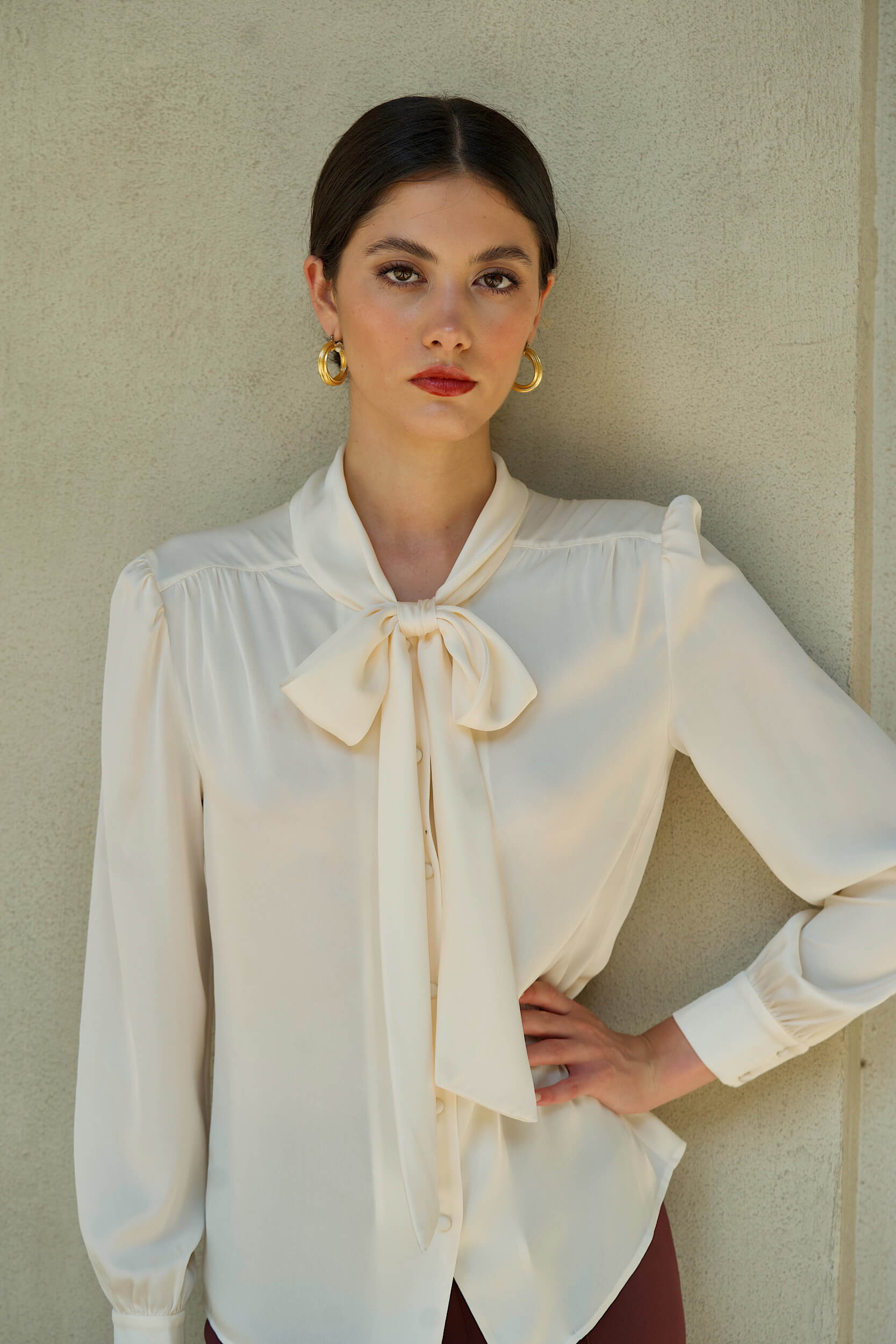 French Bow Blouse Lena – GAÂLA – Gaâla