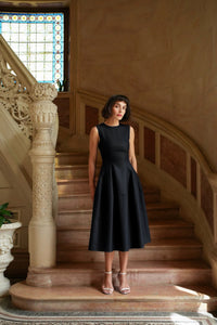 Mirienne Acetate Wool Dress