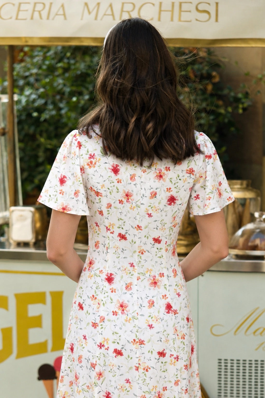 leonie floral corset midi dress Wayf | Dresses | Wayf Leonie Polka Dot Corset Sleeveless Fitted Retro Cocktail Midi Dress Small