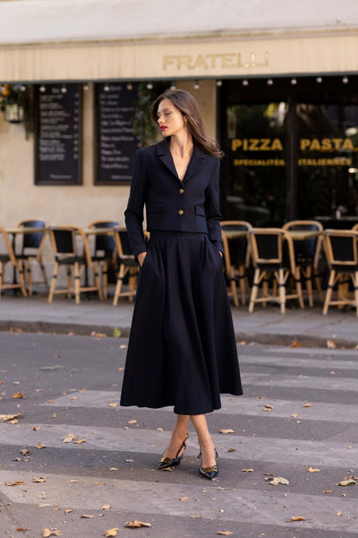 Madeline Skirt Skirts Gaâla Navy XXS