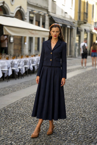 Madeline Skirt Skirts Gaâla Navy XXS