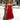 Bardot Linen Dress Dresses Gaâla Red XXS Made-to-order