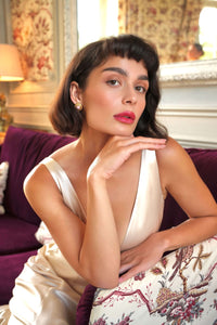 October Birthstone Earrings - Opal